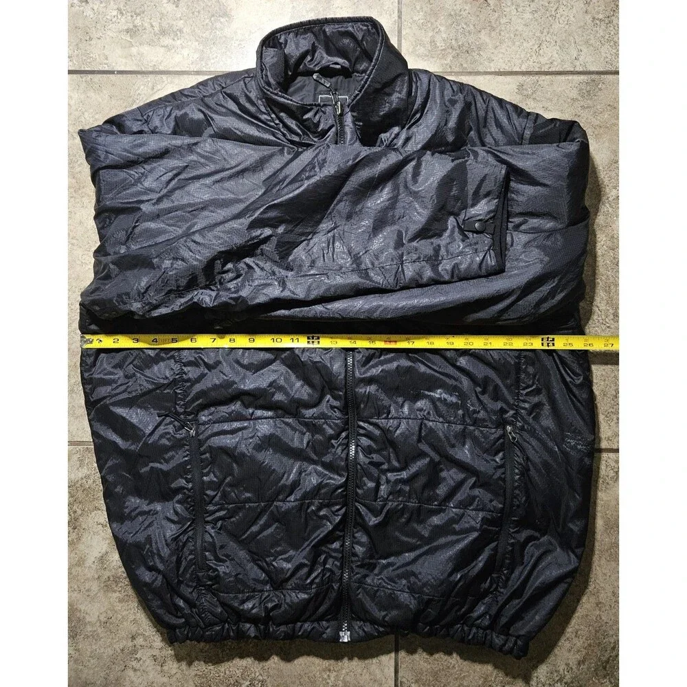 The North Face Black Light Weight Zip-Up Puffer Jacket Men's Size XXL